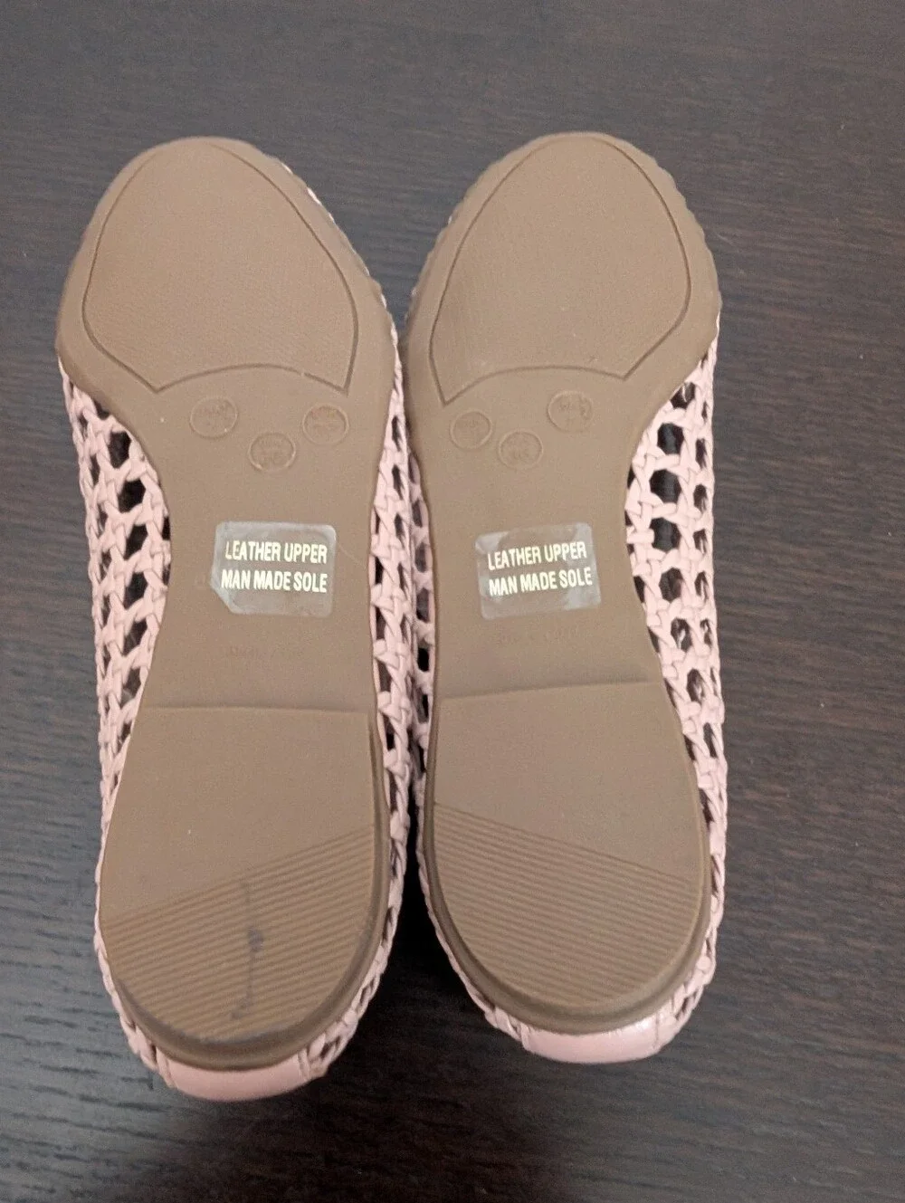 FRENCH SOLES NEW YORK Pink Woven Ballet Flats - Women's Casual Slip-Ons SIZE 7.5
